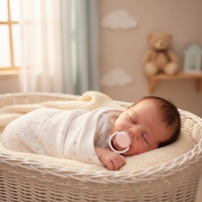 Sucette Bébé Silicone Souple Transparente | LollyDodo™ sécuritaire