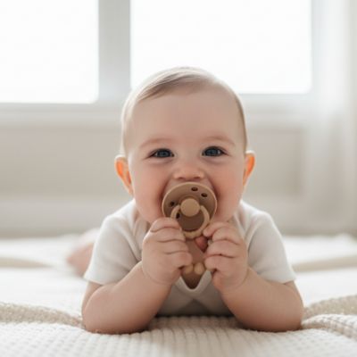 Sucette Bébé Silicone Souple avec Chainette | DodoZen™ orthodontique