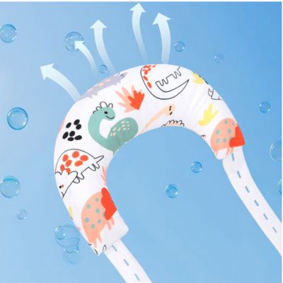 Support de tête bébé 1-3 ans croissant | BébéLune™ – Doux, respirant et lavable