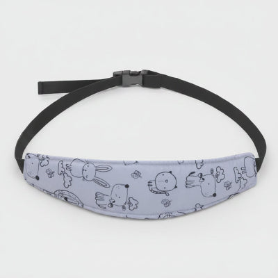 Support de tête réglable Chien et chat gris | RelaxBébé™ – Confort