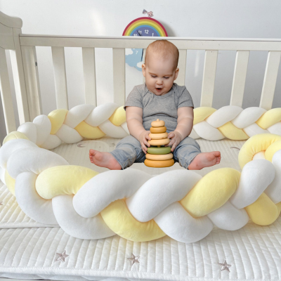 Tresse de lit bébé | SerpentinTressé™ Marshmallow 2m adaptable