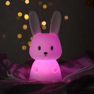 Veilleuse Bébé Lapin LED USB Chambre pratique