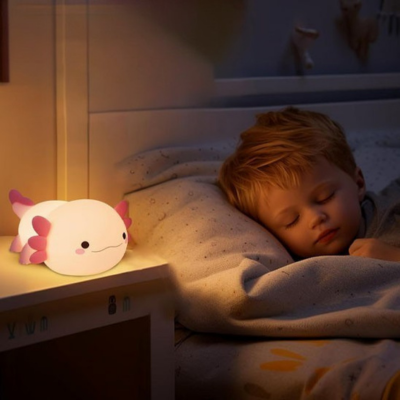 Veilleuse bébé LED anti-peur NightLight™ | Axolotl sécuritaire
