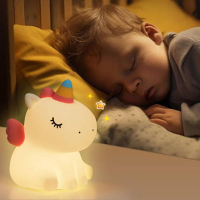 Veilleuse bébé LED licorne anti-peur | NewStyle™ rassurant