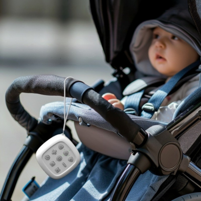 Veilleuse bruit blanc portable | MachineÀSons™ - Apaise bébé