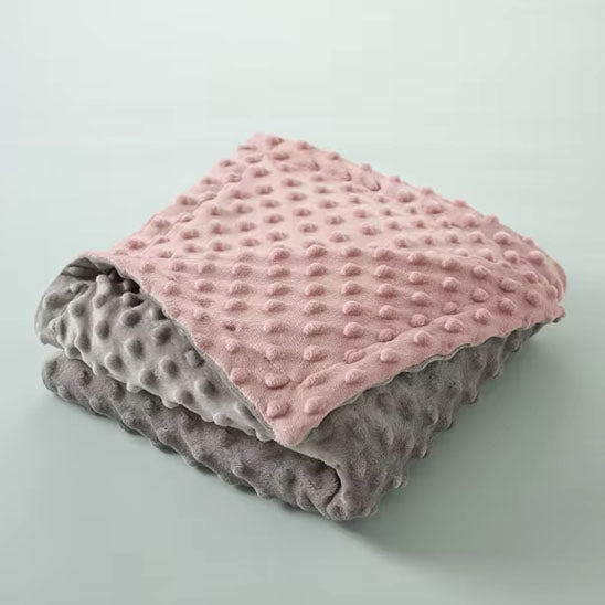 Couverture d emmaillotage- |NoEnName_Null|- Gris et rose