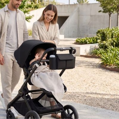 Organisateur poussette universel grande capacité | HappyBaby™ – Promenade en famille avec élégance et légèreté
